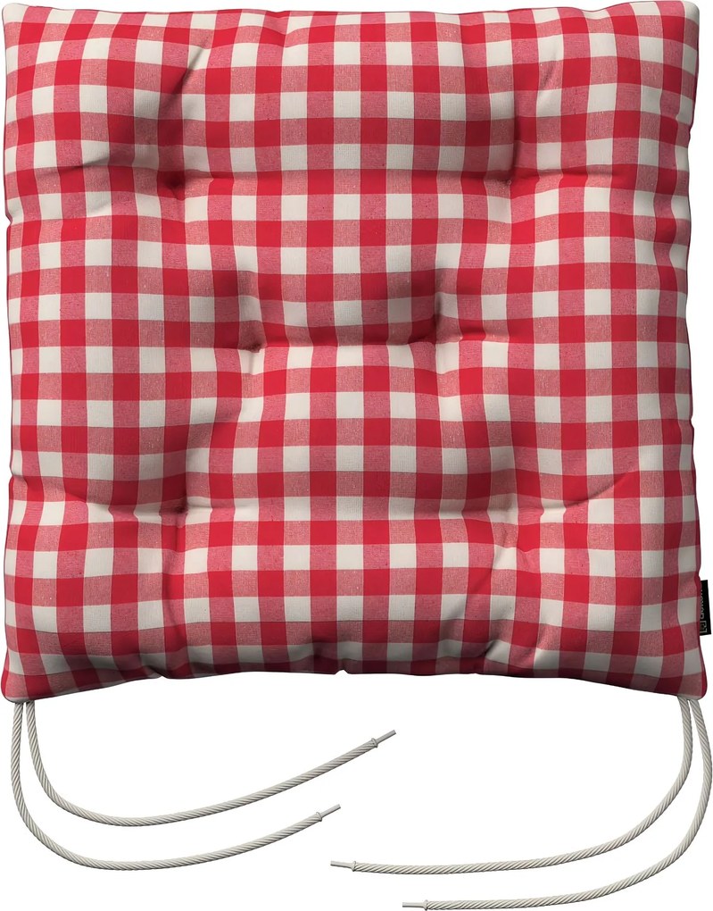 Sedák Jakub farba produktu červená látka vzorované