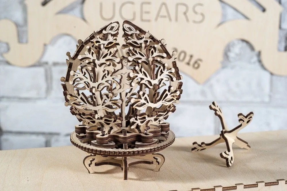 Ugears 3D puzzle Květina 101 ks
