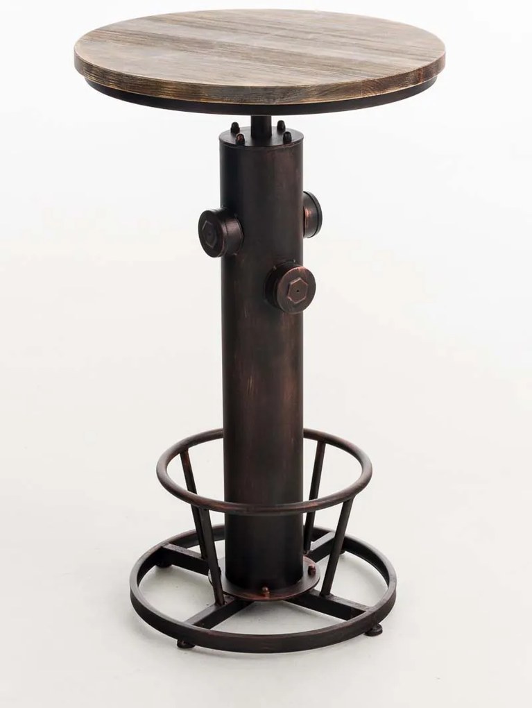 Kovový barový stôl Ruhr v industriálnom štýle - Bronzová