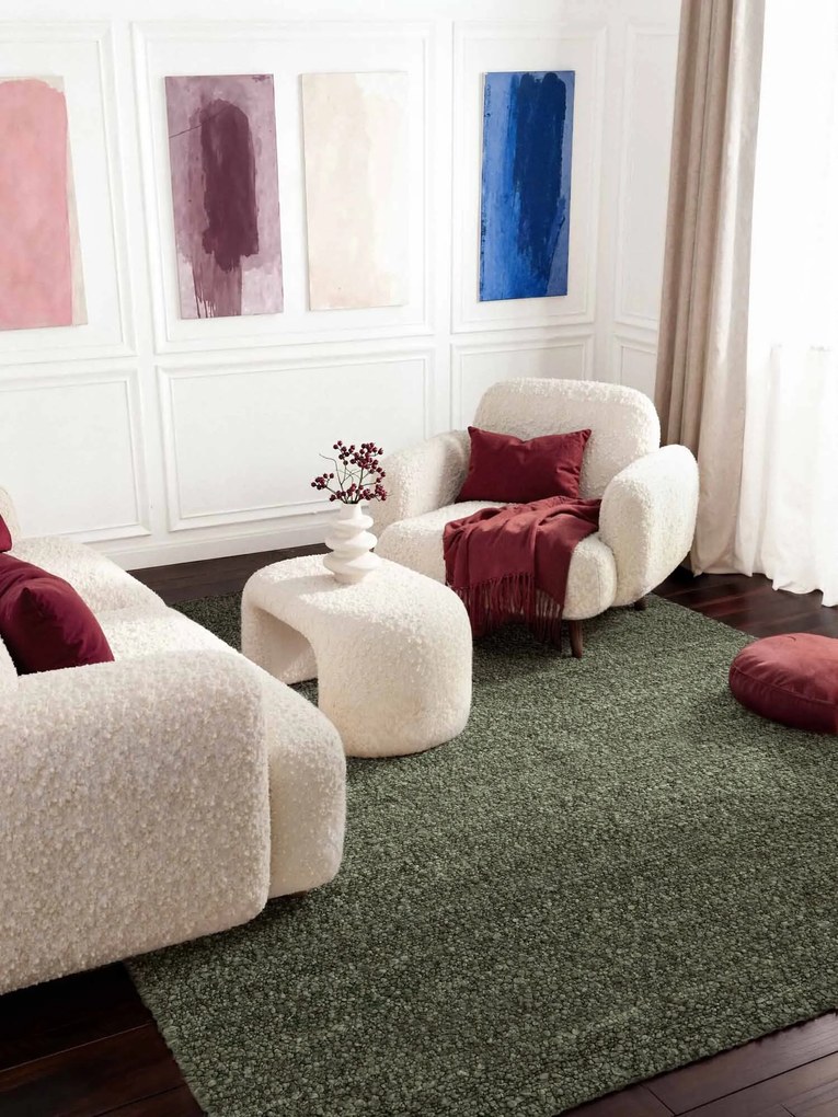 Ted Baker, Kusový koberec Ted Baker Notting Hill 106346 Green, 160x230, zelená, obývacia izba