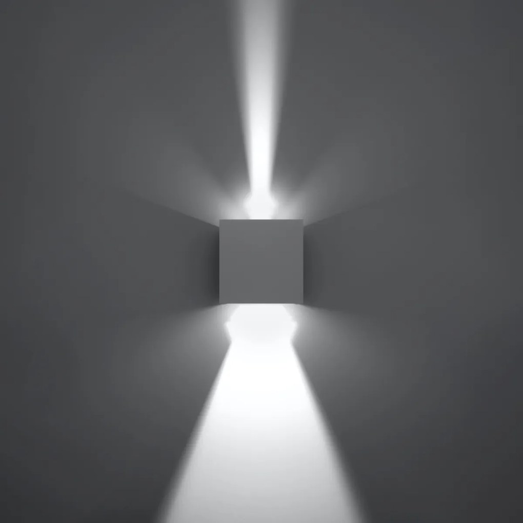 Nástenné LED svietidlo Luca, 1x LED 6w, 3000k, w