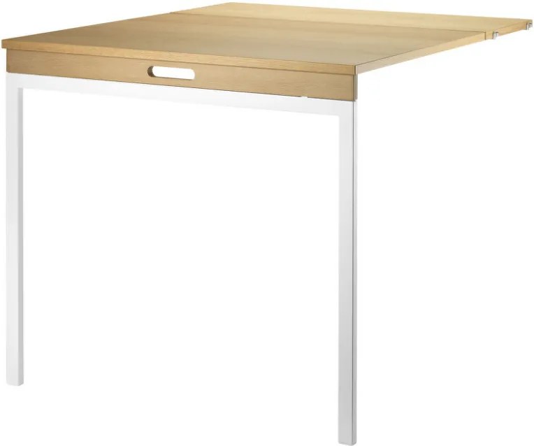 String Výklopný stolík String Folding Table, oak/white