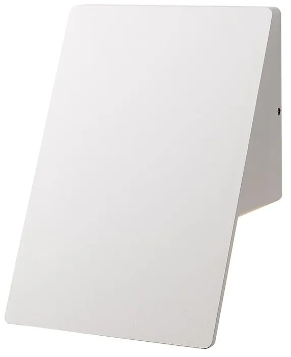 Exteriérové nástenné LED svietidlo Plain, 1x LED 10w, biele