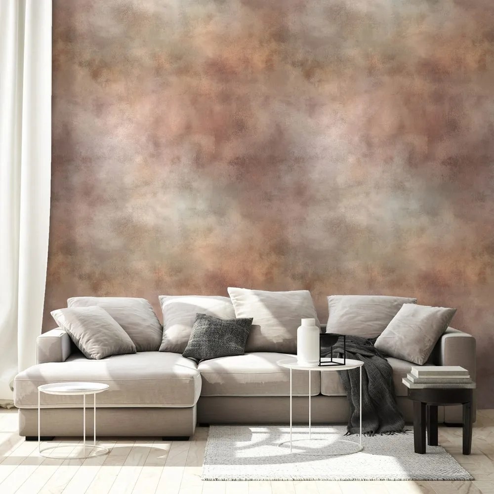 Samolepiaca tapeta jemné zemité akvarelové tóny