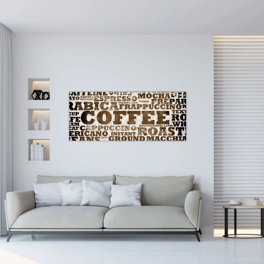 Obraz - Coffee (120x50 cm)