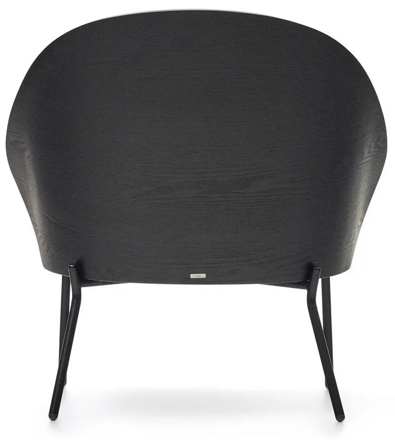 Čierno-sivé kreslo Eamy – Kave Home