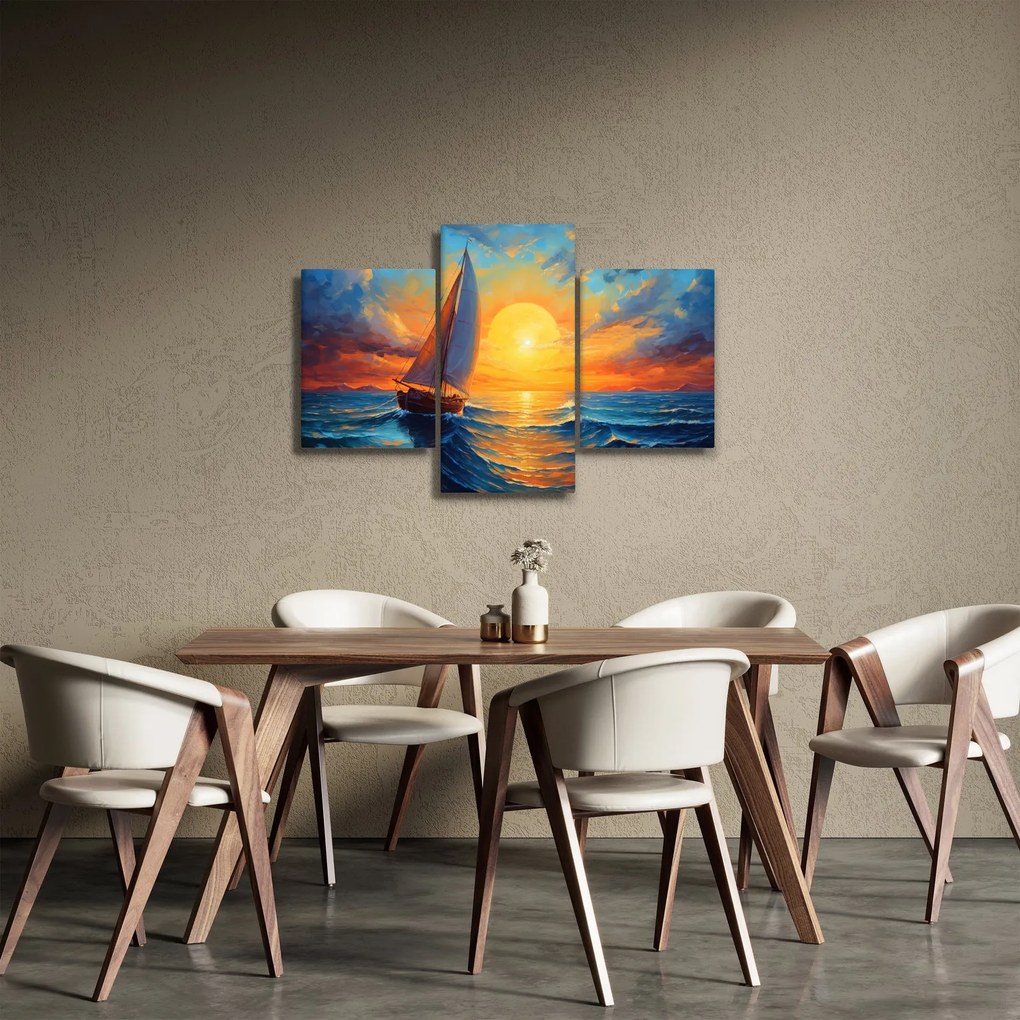 Obraz - Plachetnica (90x60 cm)