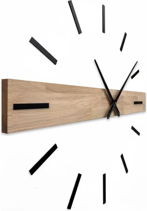 Moderné nástenné hodiny s dreveným pásom do obývačky | SENTOP MAS025-3041