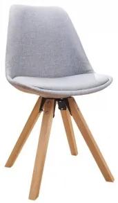 SCANDI STRUKTUR stolička, Farba Sivá - svetlá