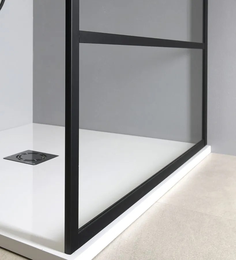 Gelco Gelco, CURE BLACK sprchová zástena 1100 mm, číre sklo, CB110