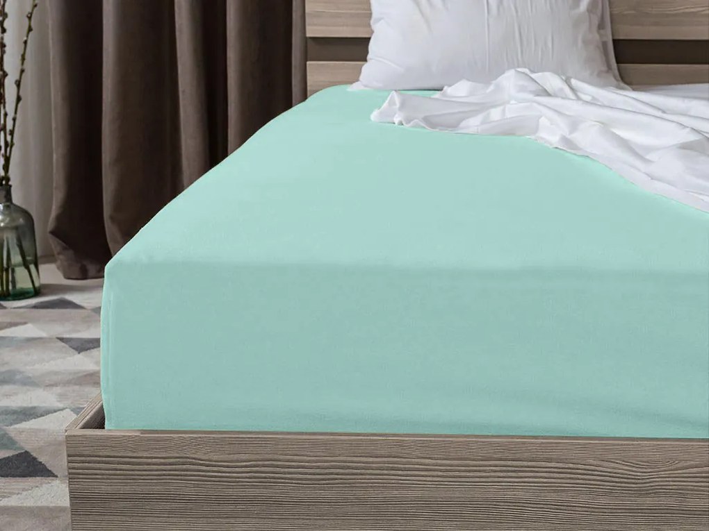 Jersey plachta EXCLUSIVE mentolová 140x200cm, 100% bavlna