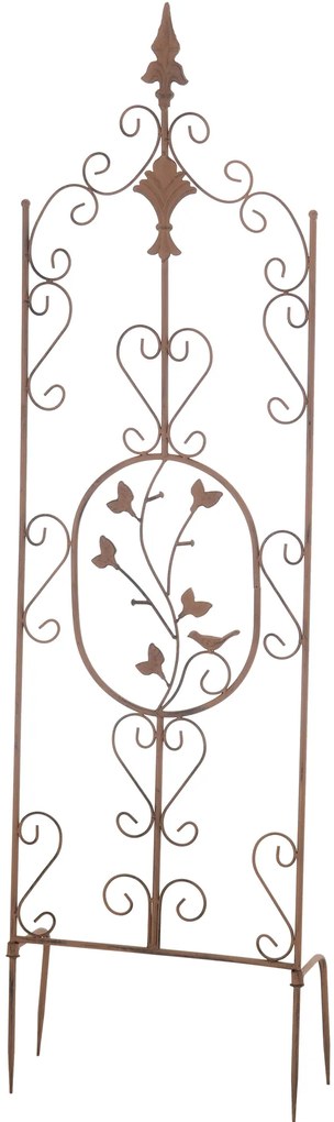 Mriežka na ruže Burg - 122 x 35 cm - Hnedá antik