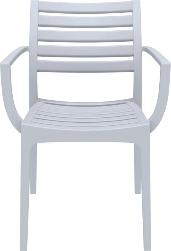 ARTEMIS záhradná stolička s podrúčkami brown