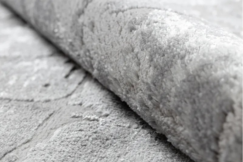 Moderný MEFE koberec 6184 Dlažba tehla, sivý