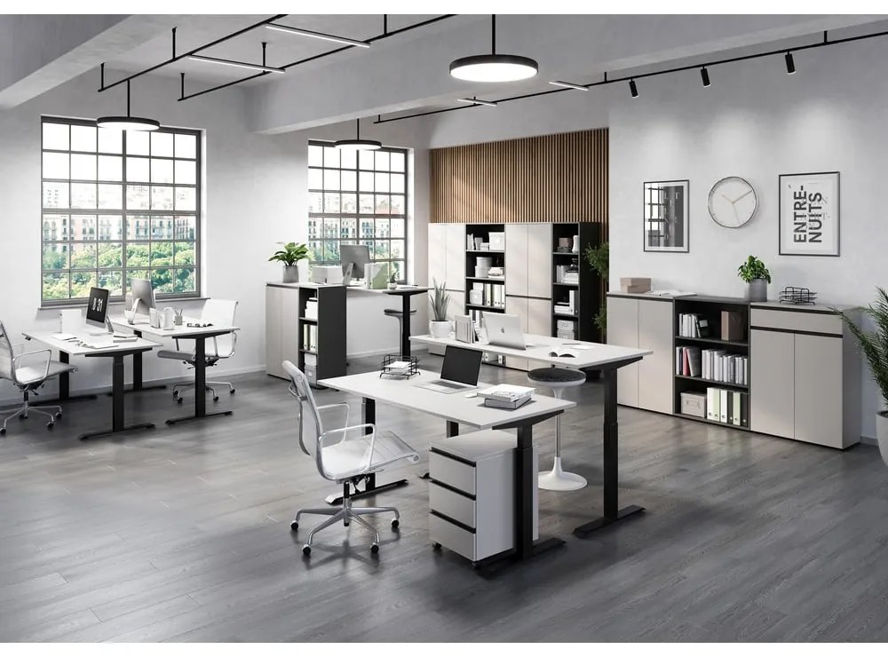 Polohovací pracovný stôl s elektricky nastaviteľnou výškou 80x180 cm Bedano – Germania