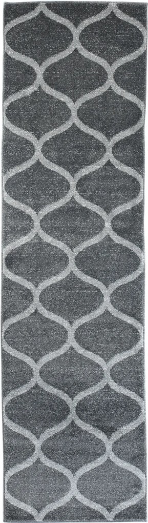 TA Koberec E665A TMAVOSIVÉ SARI BSF Rozmer: 70x200 cm