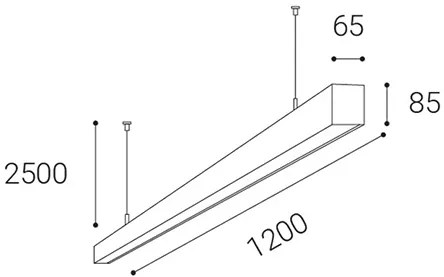 LED2 LINO LASER 120 P-Z, B DIM 32W 3000K 3312333D