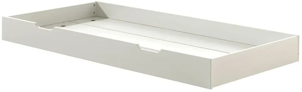 Úložná zásuvka pod posteľ Fritz 90x200cm biela borovica
