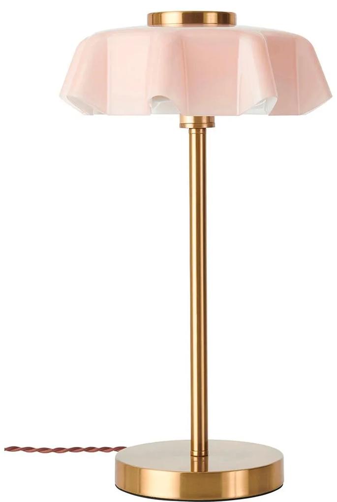 Stolová lampa „Fiona Pink", Ø 25, výš. 40 cm