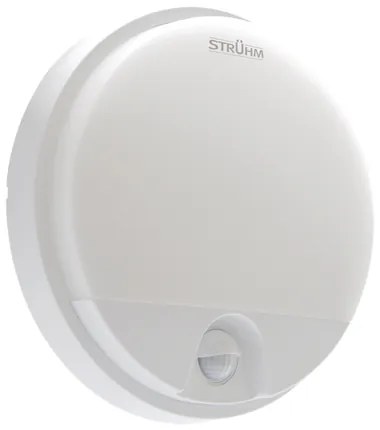 STRÜHM Nástenné svietidlo s pohybovým senzorom PEDRO LED SC 15 W WHITE Neutral White 3794