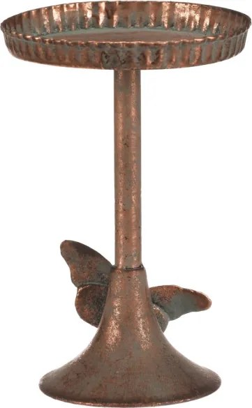 Kovový svietnik 20 cm medený FUP563-M