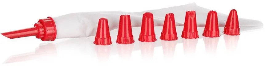 Dekorátor Culinaria 8 koncoviek červená