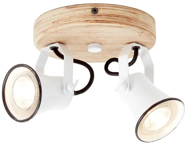 Brilliant - Bodové svietidlo SEED 2xGU10/5W/230V biela/béžová