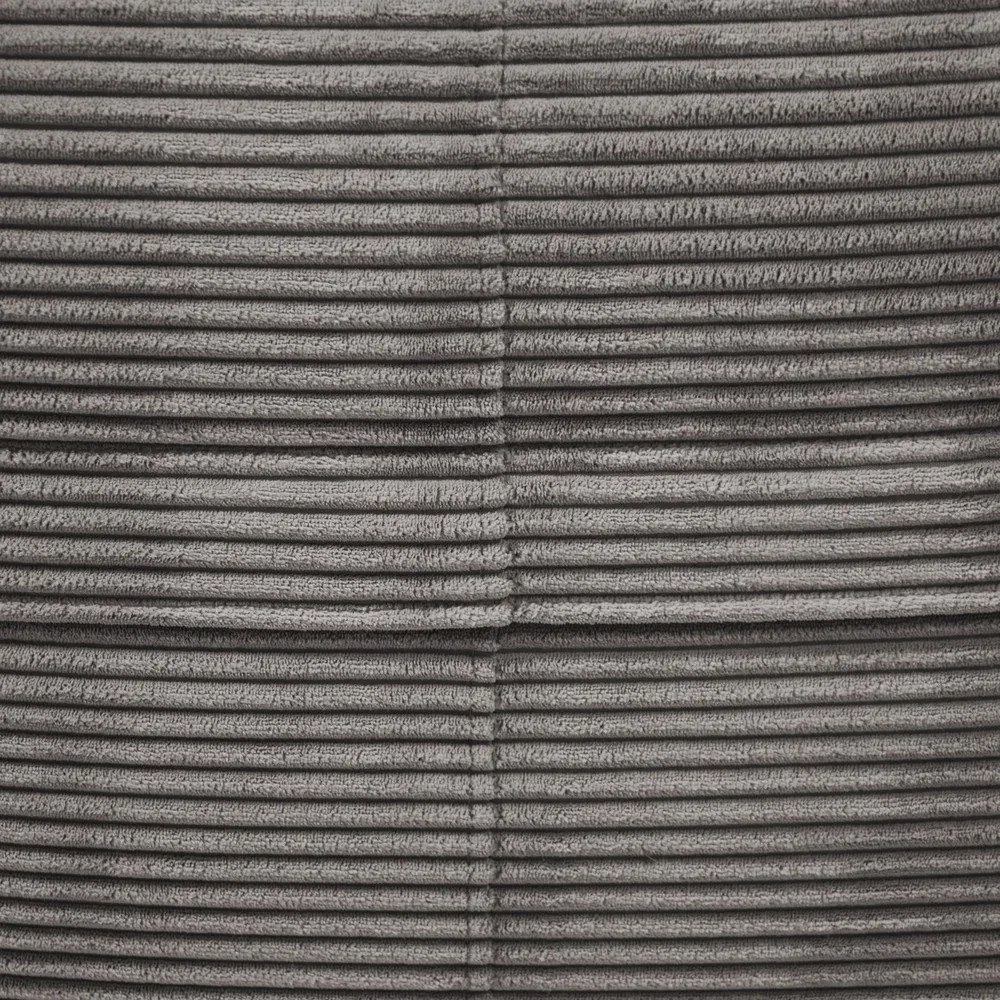 Tmavohnedý menčestrový sedací vak Roll 190 – SLOWDOWN