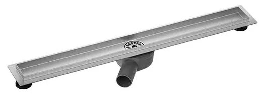 Sprchový žľab 84x8,1 cm strieborná/šedá