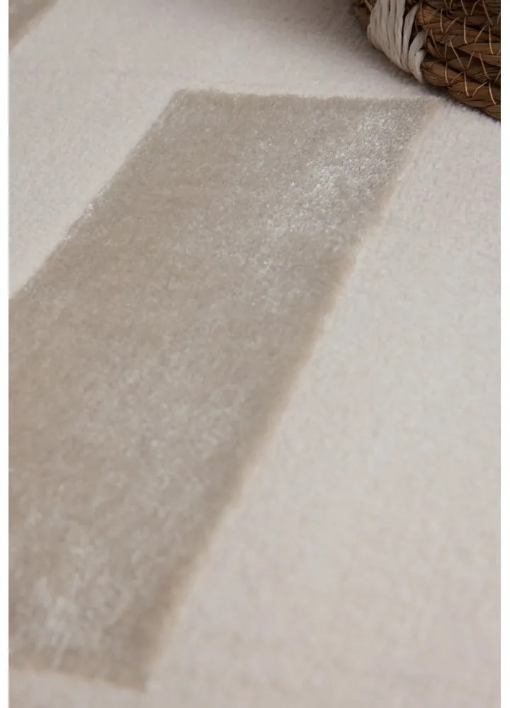 Sivo-krémový koberec 160x235 cm Perles Onyx – Elle Decoration