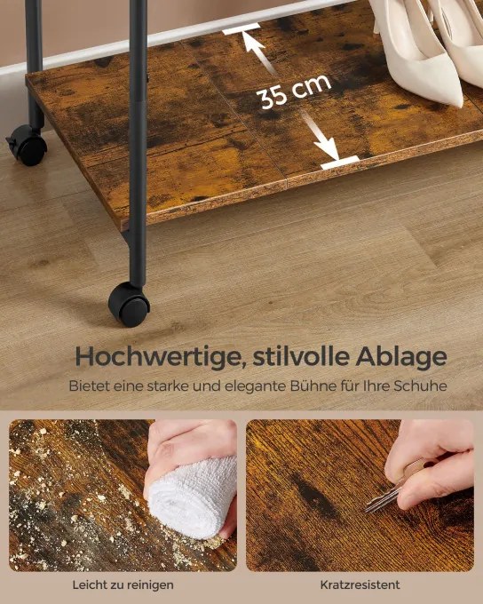 Závesný stojan na kolieskach HSR152B01