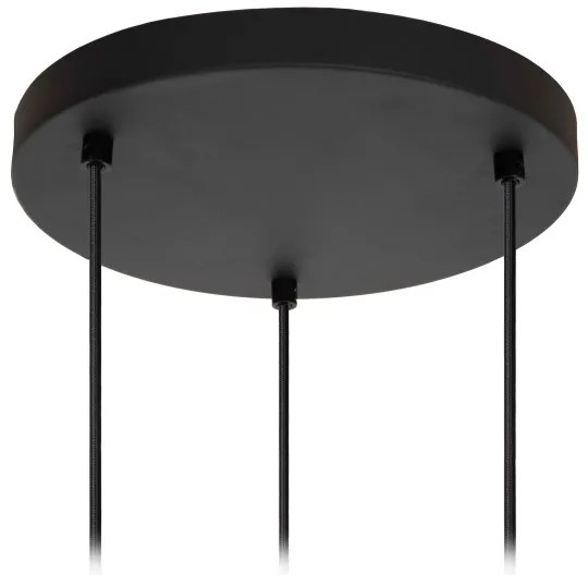 Lucide 45405/13/30 - Luster na lanku ELOISE 3xE27/40W/230V čierna