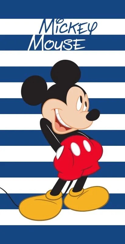 FARO Osuška Mickey prúžky Bavlna Froté, 70/140 cm