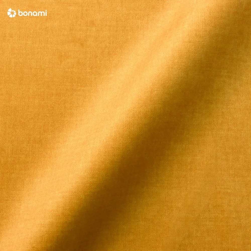 Žltý zamatový puf Windsor &amp; Co Sofas Vesta