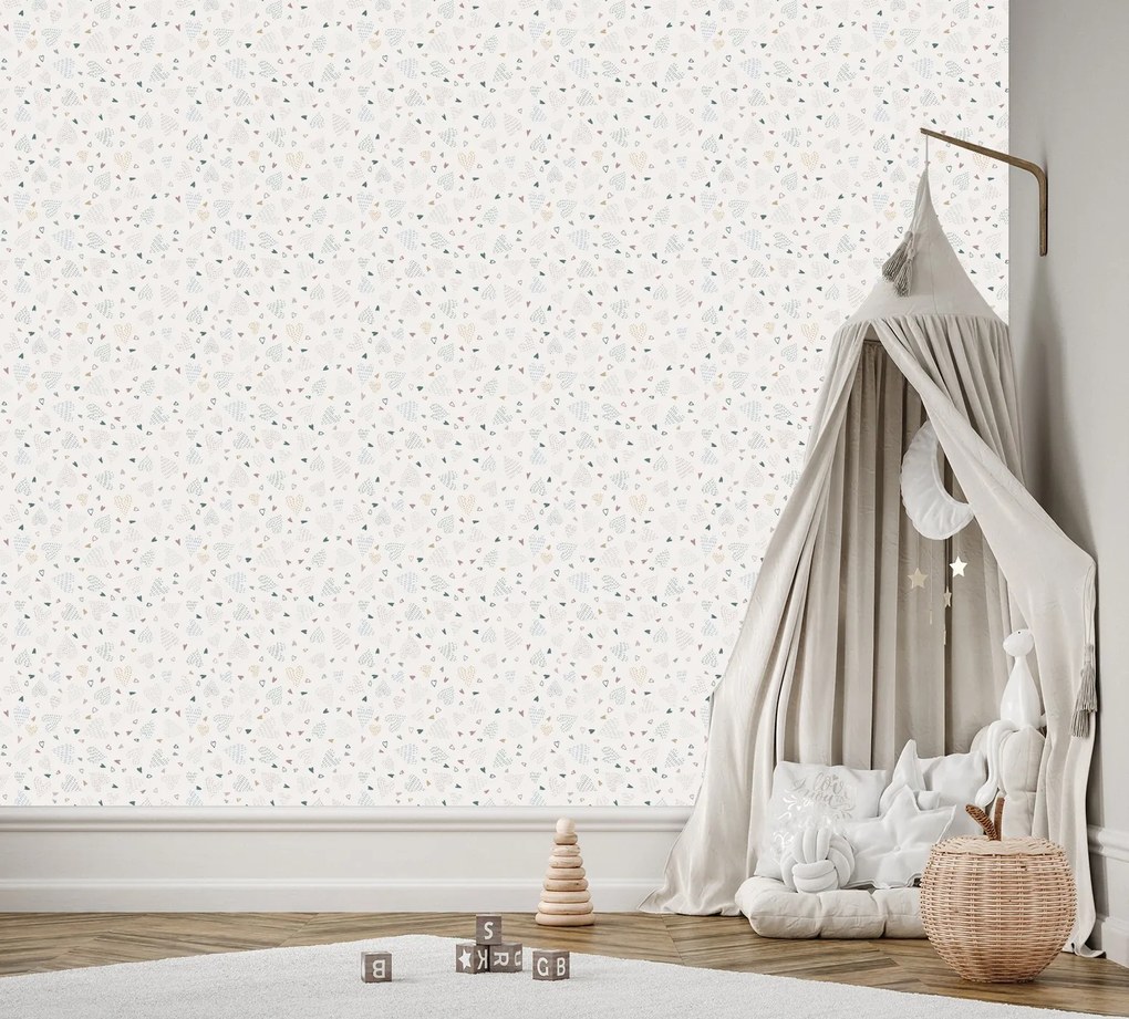 Gario Fototapeta Boho srdiečka Materiál: Vliesová, Rozmery: 400 x 280 cm