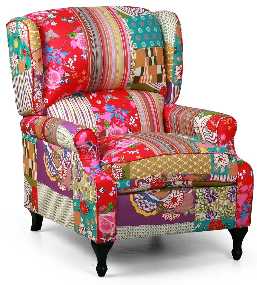 Patchwork kreslo RICH