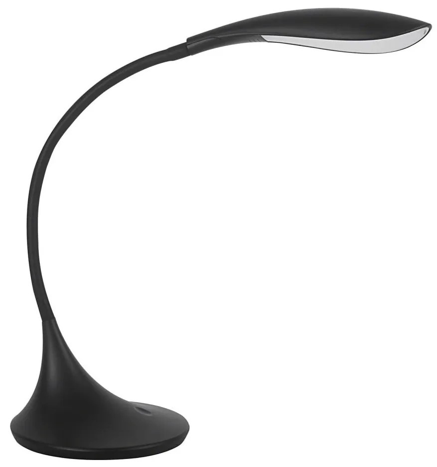 Kanlux 22343- LED Stmievateľná flexibilná stolná lampa FRANCO LED/6,8W/230V čierna