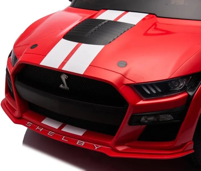 LEAN CARS Elektrické autíčko Ford Mustang GT500 Shelby červené