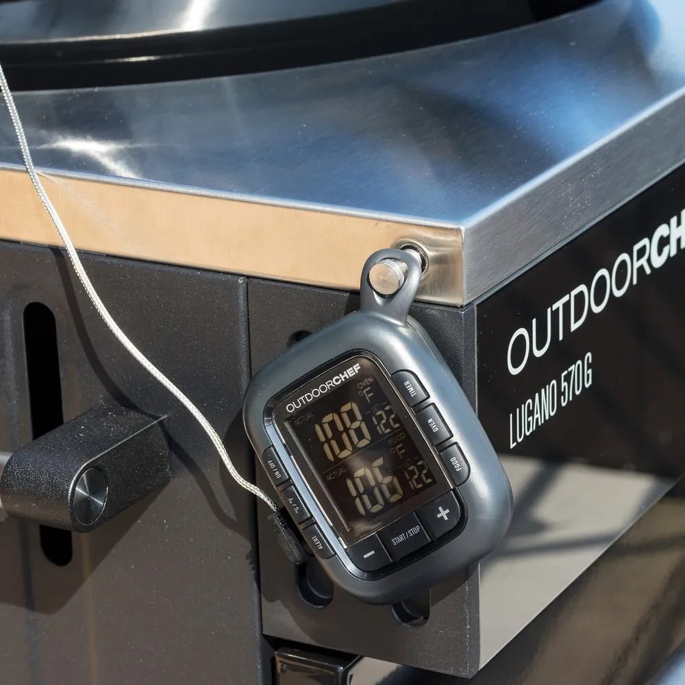Čierny digitálny teplomer Outdoorchef Gourmet Check