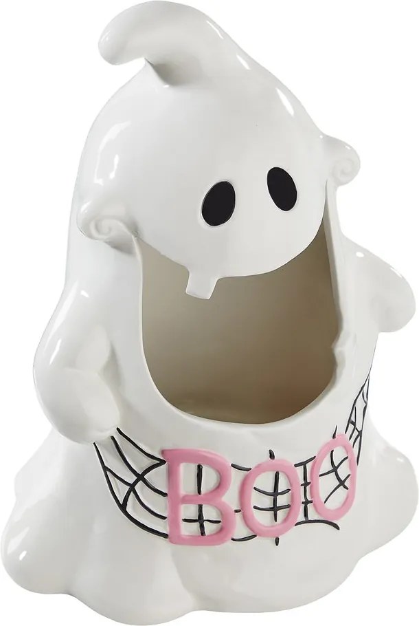 HALLOWEEN Dóza duch 28 cm - biela