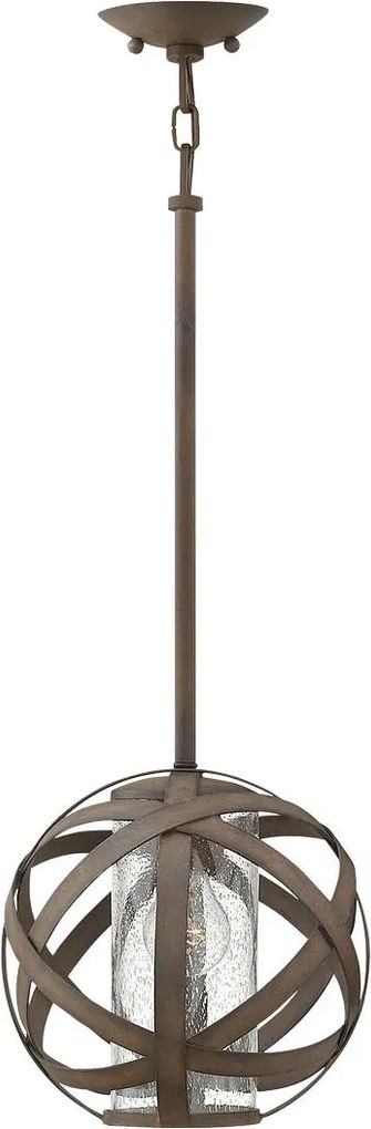 XXXLutz VONKAJŠIE ZÁVESNÉ SVIETIDLO, 25.4/43.3 cm Elstead Lighting - Online Only bytové doplnky - 009093112601