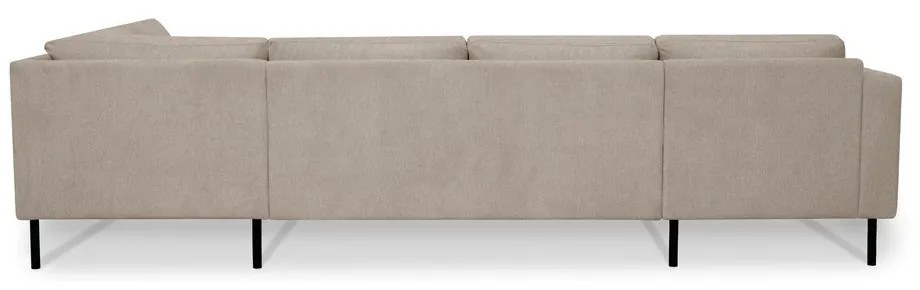 Béžová rohová pohovka (pravý roh/do tvaru "U") Hero – Scandic