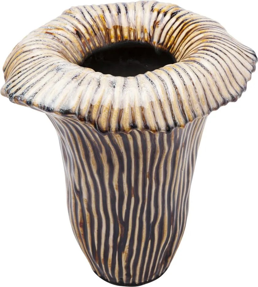 Kameninová váza Kare Design Mushroom, výška 27 cm