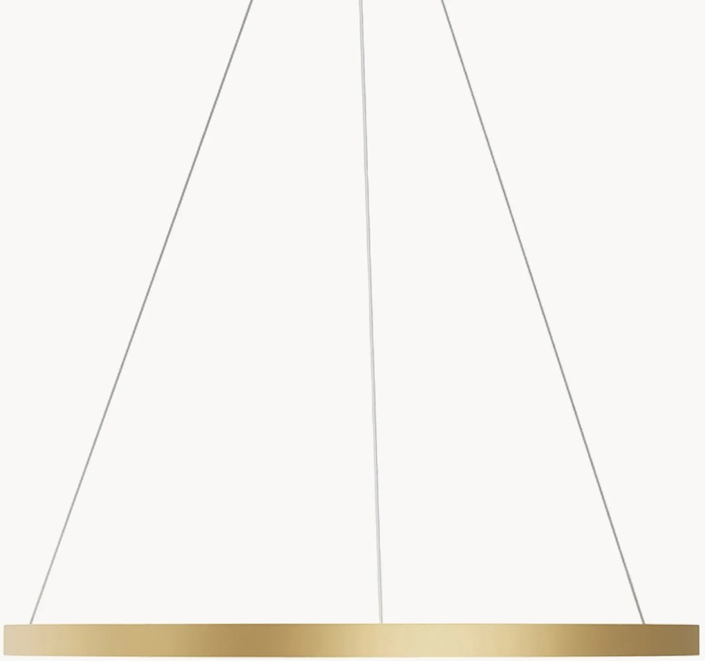 Veľké stmievateľné závesné LED svietidlo Rim