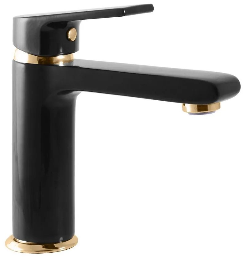 Batéria umývadlová Colorado 162mm čierne/zlato CO128.0CMATZ