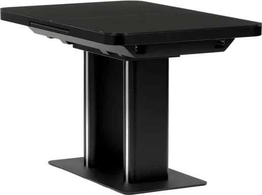 Jedálenský stôl 120x80 cm, rozkladací HT-D1926 BK čierny