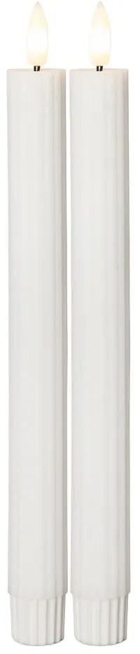 LED sviečky v súprave 2 ks (výška 25 cm) Flamme Stripe – Star Trading