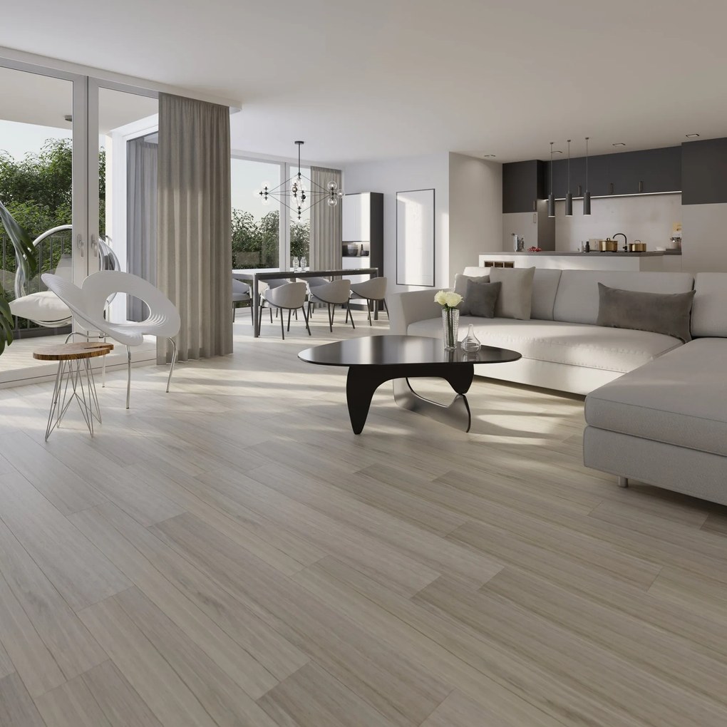 Beauflor, AKCIA: 90x250 cm PVC podlaha - lino Texalino Supreme 991 L Pristine Oak - dub, šíře, hnedá, filc, chodba / predsieň