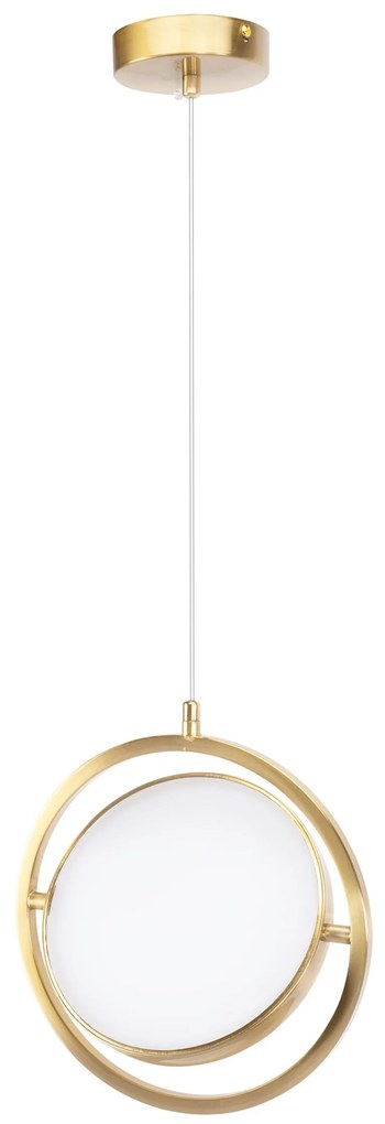 Toolight Toolight, závesné LED svietidlo 26cm, 4000K, APP1791-CP, zlatá matná, OSW-06068