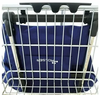 Rolser Nákupná taška na kolieskach I-Max 2 Logic RSG, čierno-biela